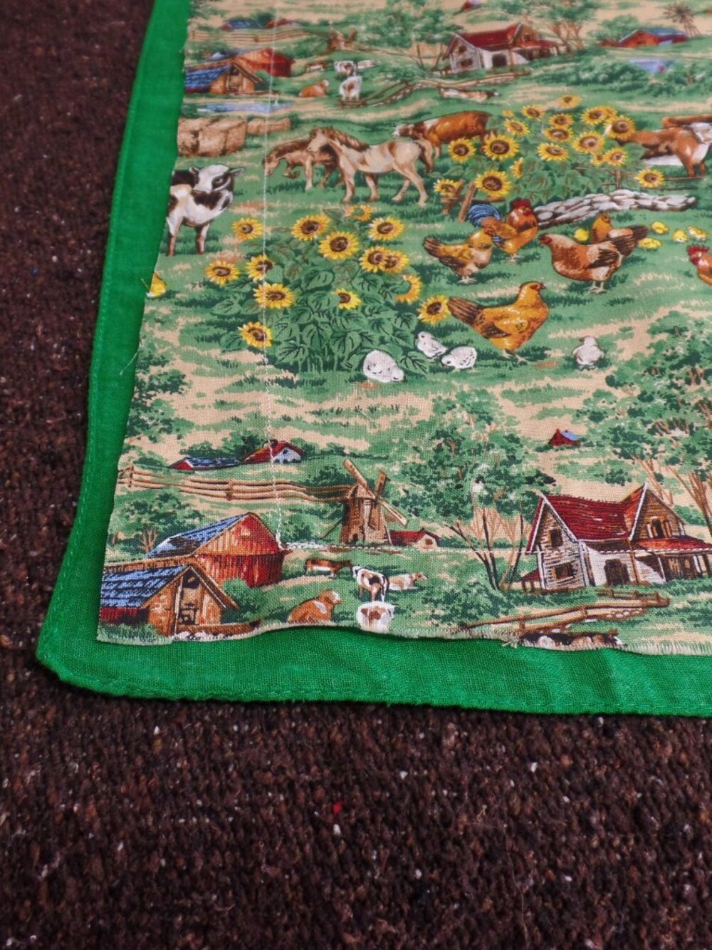 Hand Crafted Scarf Reversible Country Western Bandana - Picture 10 of 12